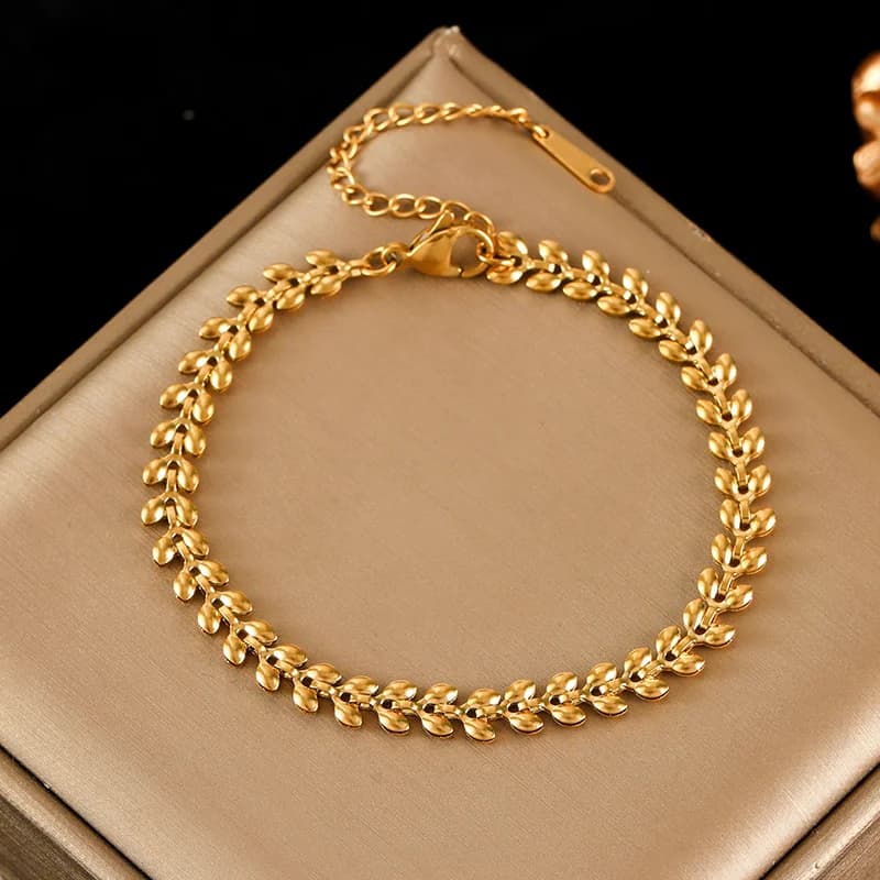 Light Metal Chain Bracelet Bangle for Women